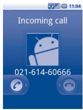 ALCATEL OT-980 - Answering or rejecting a call - 1