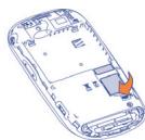 ALCATEL OT-980 - Inserting or removing the SIM card (1) - 3