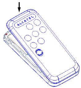 ALCATEL OT-S211C - Installing / Removing the battery - 3