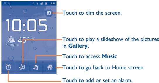 ALCATEL ONE TOUCH 995 - Clock.... - 2