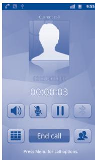 ALCATEL ONE TOUCH 995 - During a call - 1
