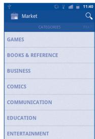 ALCATEL ONE TOUCH 995 - Locate the item you want to download and install - 2
