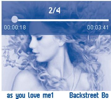 ALCATEL 2010/2010D/2010G - Music playing mode - 1