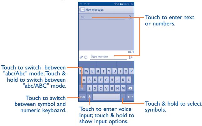 ALCATEL IDOL S (BS 472/ULTIM4) - Android keyboard - 1