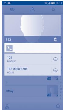 ALCATEL IDOL S (BS 472/ULTIM4) - Use Quick contact for Android - 1