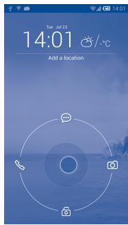 ALCATEL IDOL S (BS 472/ULTIM4) - To unlock phone screen - 1