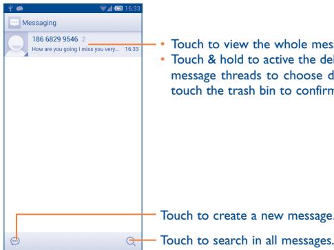 ALCATEL IDOL S (BS 472/ULTIM4) - Write message - 1