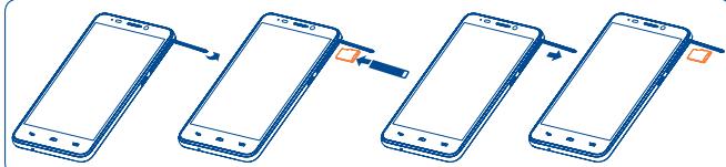 ALCATEL IDOL S (BS 472/ULTIM4) - Installing or removing the microSD card - 1