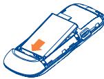 ALCATEL ONE TOUCH 117 - Removing and installing the battery - 3