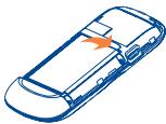 ALCATEL ONE TOUCH 228/228D - Removing and installing the battery - 4