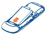 ALCATEL ONE TOUCH 228/228D - Removing and installing the battery - 3