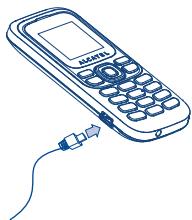 ALCATEL ONE TOUCH 232 - Charging the battery - 2