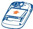 ALCATEL ONE TOUCH 602/602D - Removing and installing the battery - 3