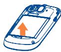 ALCATEL ONE TOUCH 602/602D - Removing and installing the battery - 1