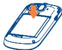 ALCATEL ONE TOUCH 602/602D - Removing and installing the battery - 4