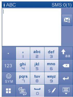 ALCATEL ONE TOUCH 602/602D - Predictive eZi mode - 1