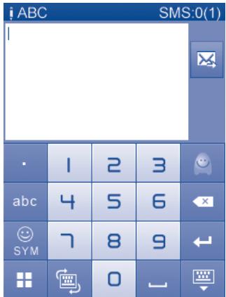 ALCATEL ONE TOUCH 602/602D - Symbol &amp; Number table - 1
