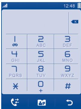ALCATEL ONE TOUCH 602/602D - Making a call - 1