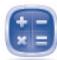 ALCATEL ONE TOUCH 810/810D - Calculator - 1