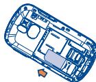 ALCATEL ONE TOUCH 813/813D/813F - Inserting or removing the SIM card (1) - 4