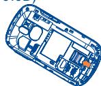 ALCATEL ONE TOUCH 813/813D/813F - Inserting SD card: - 6