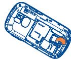 ALCATEL ONE TOUCH 813/813D/813F - Inserting SD card: - 4