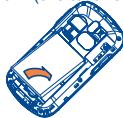 ALCATEL ONE TOUCH 813/813D/813F - Installing or removing the battery - 5