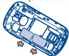 ALCATEL ONE TOUCH 813/813D/813F - Inserting or removing the SIM card (1) - 5