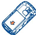 ALCATEL ONE TOUCH 813/813D/813F - Installing or removing the battery - 3