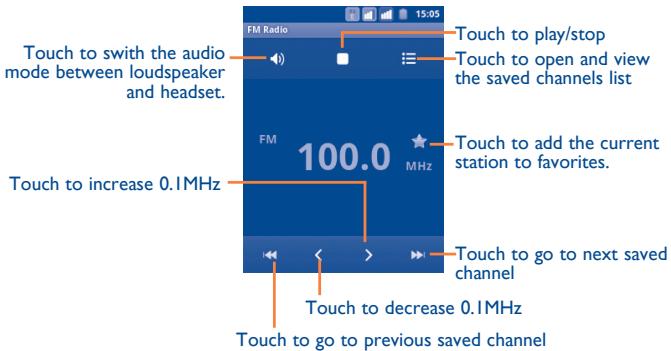 ALCATEL ONE TOUCH 903/903D - FM Radio - 3