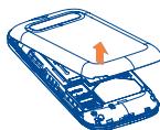 ALCATEL ONE TOUCH 903/903D - Removing or installing the back cover - 2