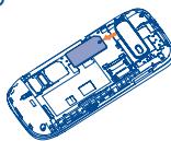 ALCATEL ONE TOUCH 903/903D - Inserting or removing the SIM card (1) - 6