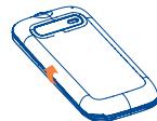 ALCATEL ONE TOUCH 903/903D - Removing or installing the back cover - 5