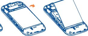 ALCATEL ONE TOUCH 903/903D - Installing or removing the battery - 6