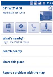 ALCATEL ONE TOUCH 903/903D - How to star (or unstar) a location - 1