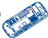 ALCATEL ONE TOUCH 903/903D - Inserting or removing the SIM card (1) - 3