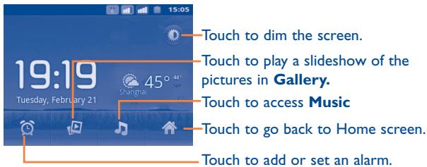 ALCATEL ONE TOUCH 916/916D - Clock - 2