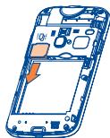 ALCATEL ONE TOUCH 916/916D - Inserting or removing the SIM card (1) - 7