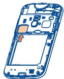 ALCATEL ONE TOUCH 916/916D - Inserting or removing the SIM card (1) - 2