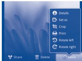 ALCATEL ONE TOUCH 916/916D - Working with pictures - 1