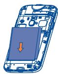 ALCATEL ONE TOUCH 916/916D - Installing or removing the battery - 1