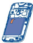 ALCATEL ONE TOUCH 916/916D - Installing or removing the battery - 2