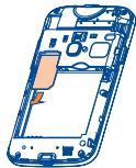 ALCATEL ONE TOUCH 916/916D - Inserting or removing the SIM card (1) - 4