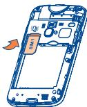 ALCATEL ONE TOUCH 916/916D - Inserting or removing the SIM card (1) - 6