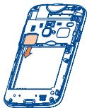ALCATEL ONE TOUCH 916/916D - Inserting or removing the SIM card (1) - 3