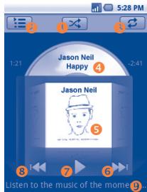 ALCATEL ONE TOUCH 990 - Playing music - 1