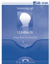 ALCATEL ONE TOUCH 990 - Answering or rejecting a call - 1