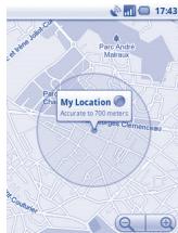 ALCATEL ONE TOUCH 990 - Open Google Maps and view My Location - 1