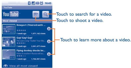 ALCATEL ONE TOUCH 990 - YouTube - 2