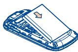 ALCATEL ONE TOUCH 990 - Installing or removing the battery - 1